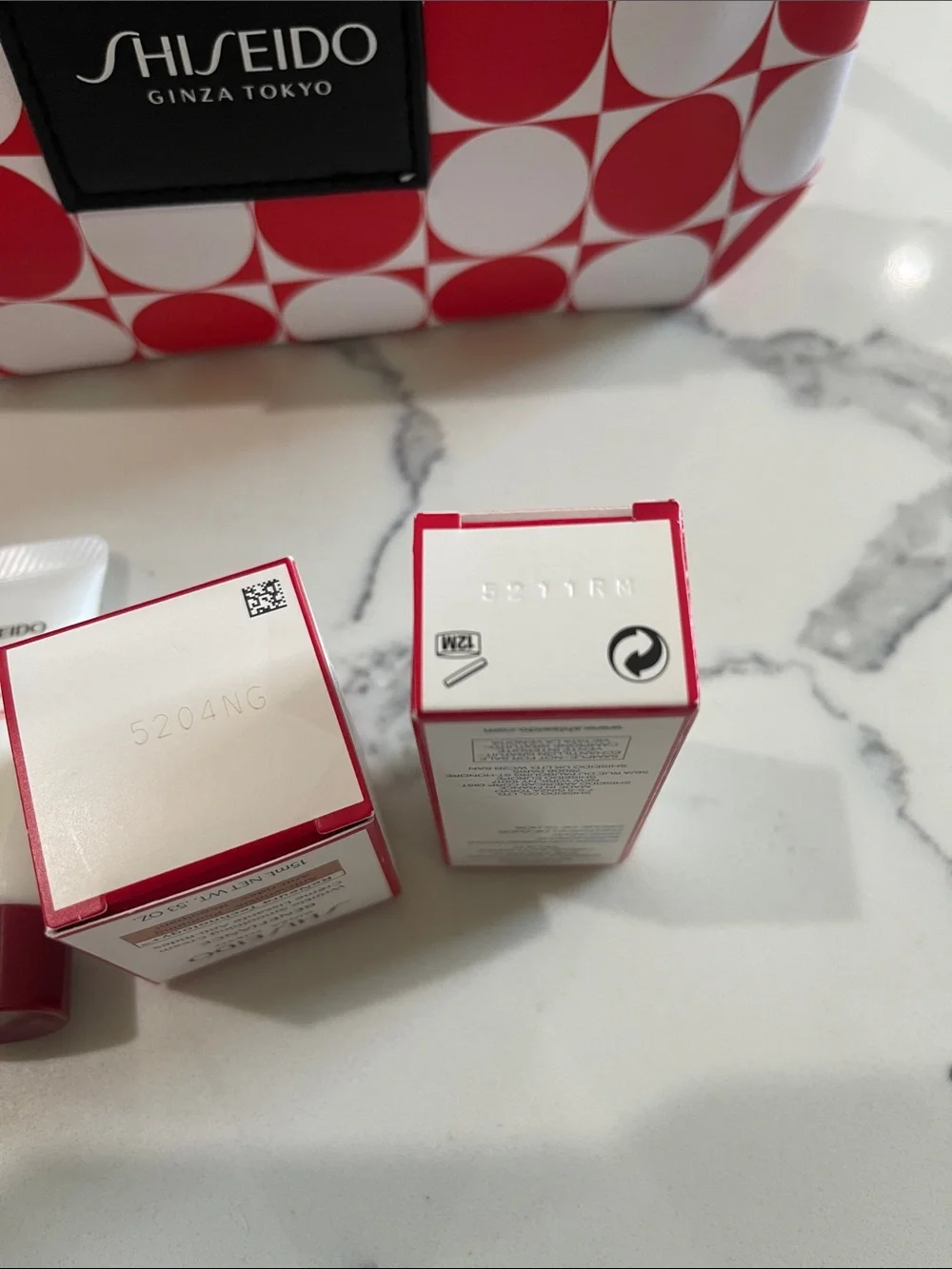 Shiseido set 5 pieces